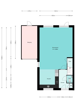 Floorplan - De Goede Woning 3, 3864 DG Nijkerkerveen